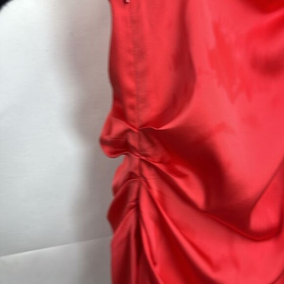 INC Coral One-shoulder ruched blouse NWT size XL - Picture 5 of 11